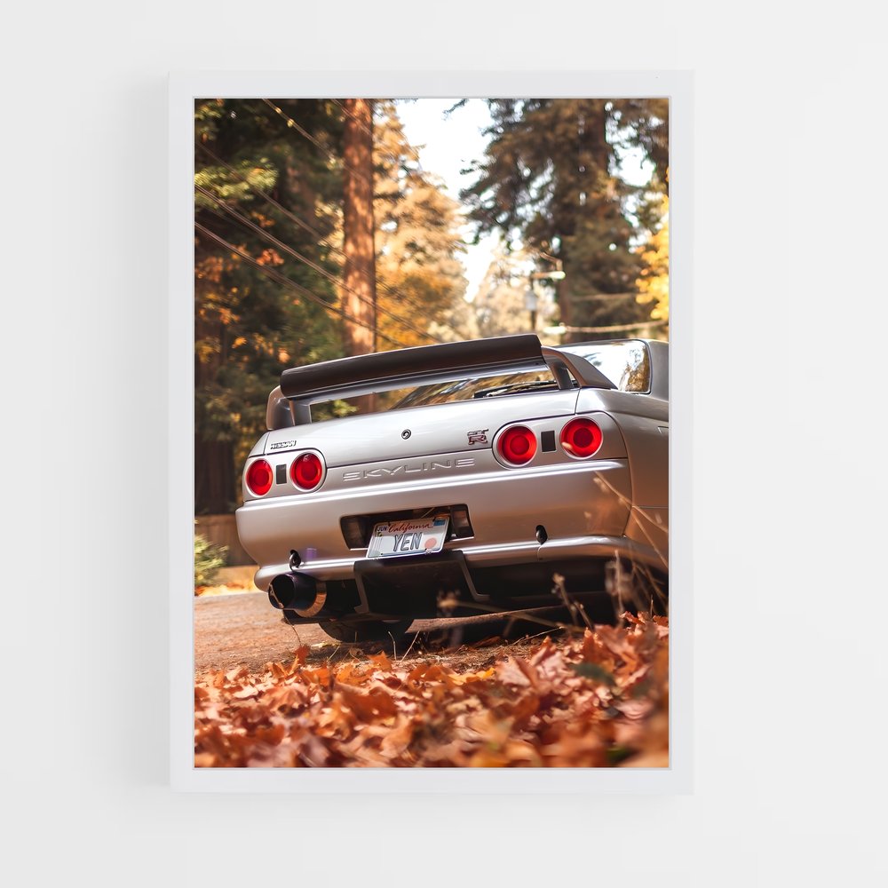 Poster Nature et Vitesse – affiche Nissan (vue 3)